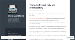Desktop Screenshot of freshlyworded.com